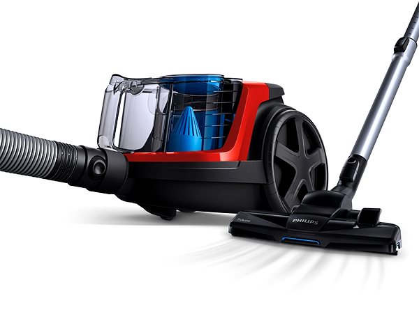 Bagless Vacuum Cleaner Philips PowerPro Compact FC9330/09 Lateral view