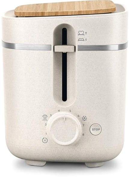 Toaster Philips HD2640/10 Eco Conscious Edition Seitlicher Anblick