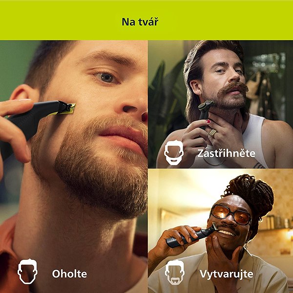 Trimmer Philips OneBlade Pro 360 for face and body QP6652/61 ...