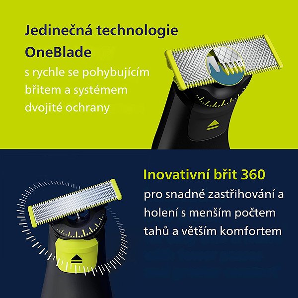 Trimmer Philips OneBlade Pro 360 for face and body QP6652/61 ...