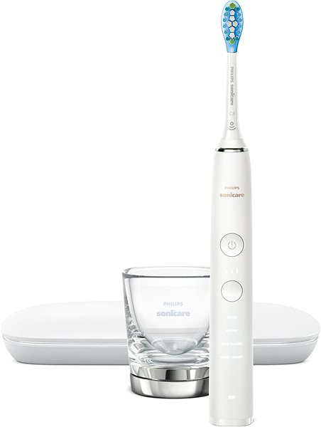 Electric Toothbrush Philips Sonicare 9000 DiamondClean and HX3866/41 Portable Oral Shower Screen