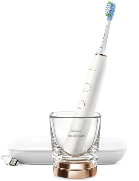 Electric Toothbrush Philips Sonicare 9000 DiamondClean HX9911/94 Lateral view