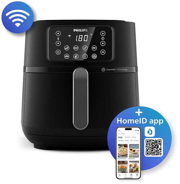 Heißluftfritteuse  Philips Series 5000 Airfryer XXL Connected 16in1 HD9285/90 ...