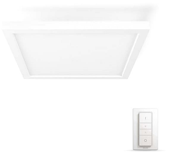 Ceiling Light Philips Hue White Ambiance Aurelle SQ 32162/31/P5 Lateral view