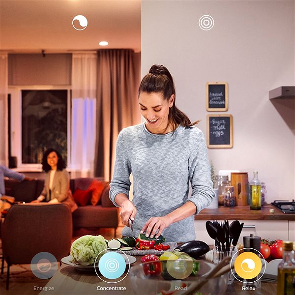 LED Bulb Philips Hue White Ambiance 8.5W E28 ...