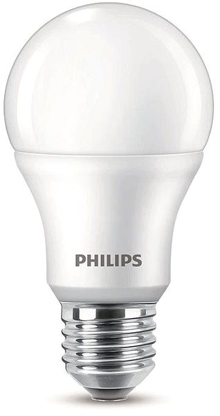 LED Bulb Philips LED 10-75W, E27 4000K, 2pcs Screen