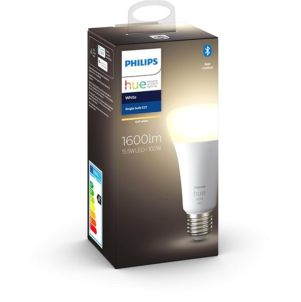 LED Bulb Philips Hue White 15,5W E27 Packaging/box