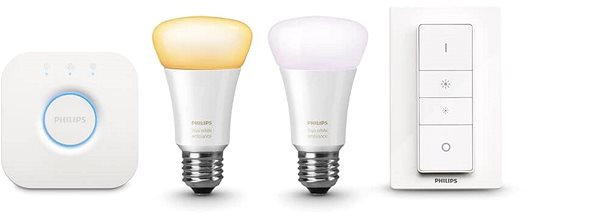 LED Bulb Philips Hue White Ambiance 8.5W E27 Promo Starter Kit Features/technology