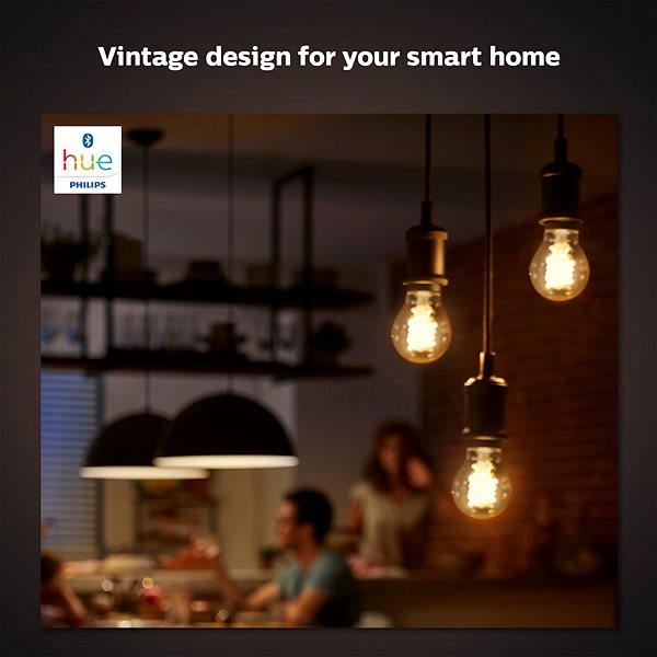 LED-Birne Philips Hue White Filament 7 Watt E27 G125 Lifestyle 3