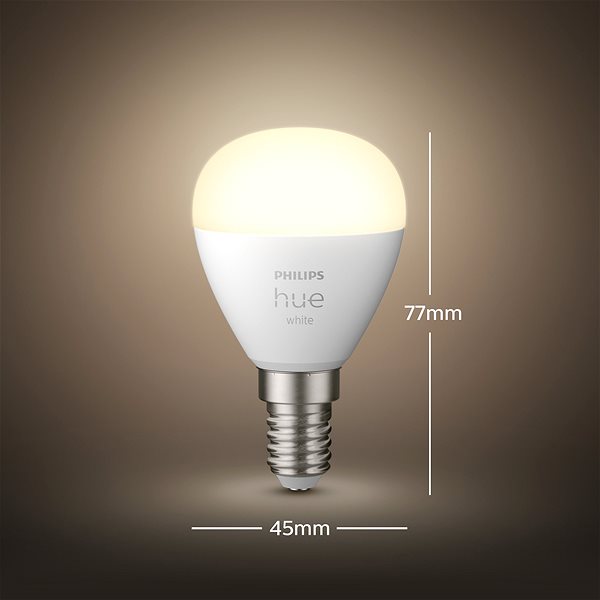LED Bulb Philips Hue White, 5.7W, E14, Single Luster Technical draft