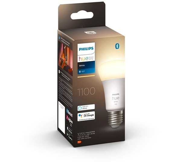 LED Bulb Philips Hue White 9.5W 1100 E27 Packaging/box