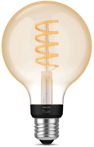 LED Bulb Philips Hue White Ambiance 7W 550 Filament G93 E27 Screen