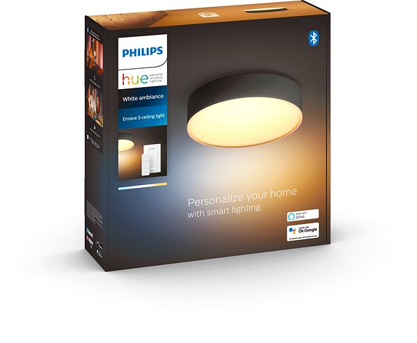Ceiling Light Philips Hue Enrave S Black Packaging/box