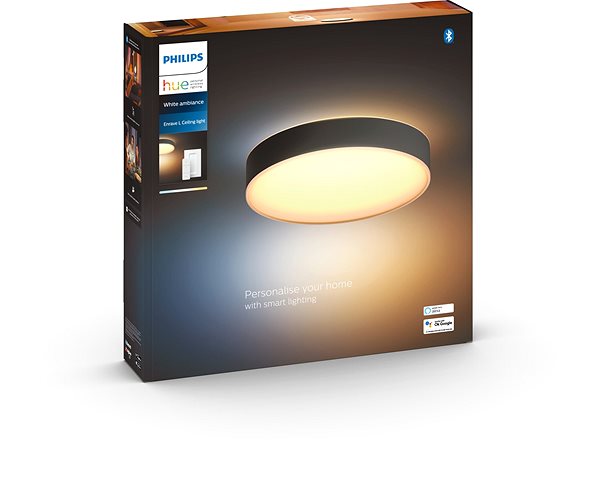 Ceiling Light Philips Hue Enrave L Black Packaging/box