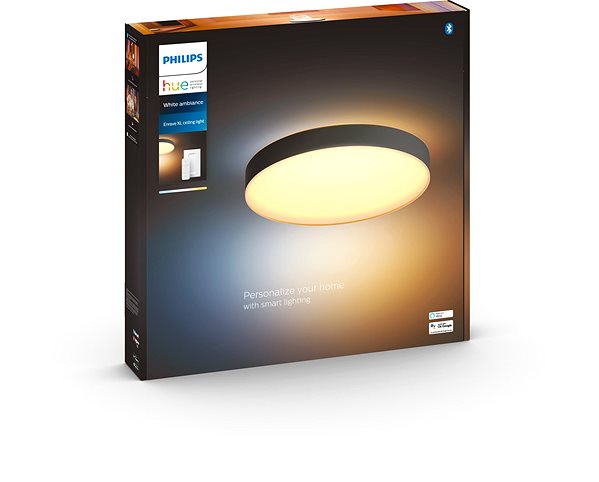 Ceiling Light Philips Hue Enrave XL Black Packaging/box