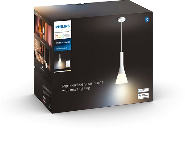 Mennyezeti lámpa Philips Hue Explore függőlámpa, fehér Csomagolás/doboz