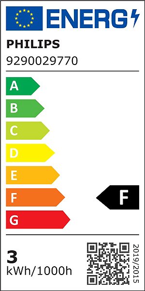 LED izzó Philips LED izzó 2,8-25 W, E14, 2700 K, tejfehér Energia címke