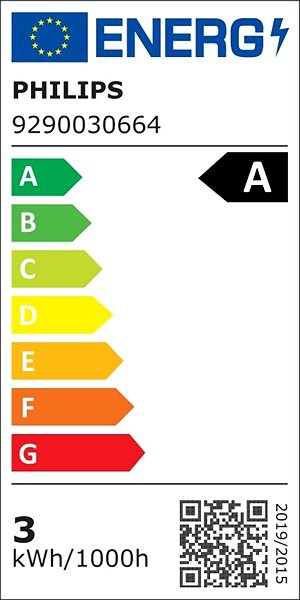 LED Bulb Philips LED 2,3-40W, E27, 3000K, A Energy label