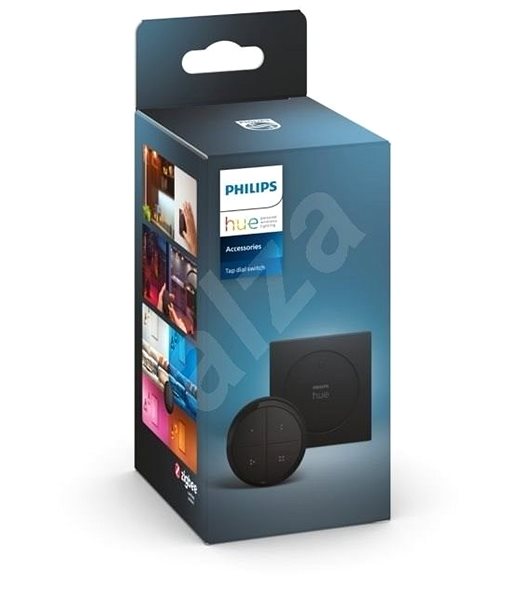 LED izzó Philips Hue White and Color Ambiance 9 W 1100 E27 starter kit + Hue Tap Dial Switch Black ...