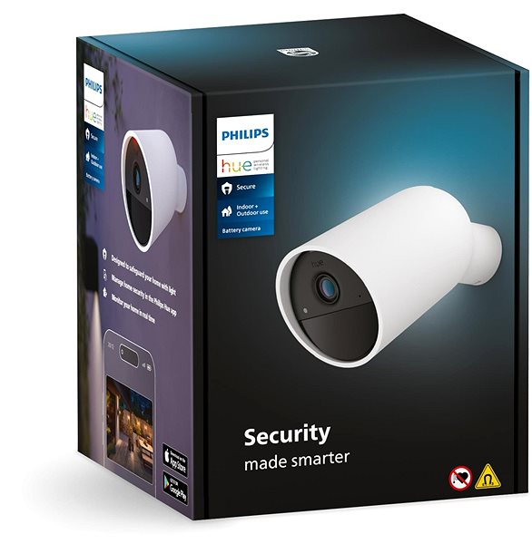 IP kamera Philips Hue Secure Cam Battery - fehér ...