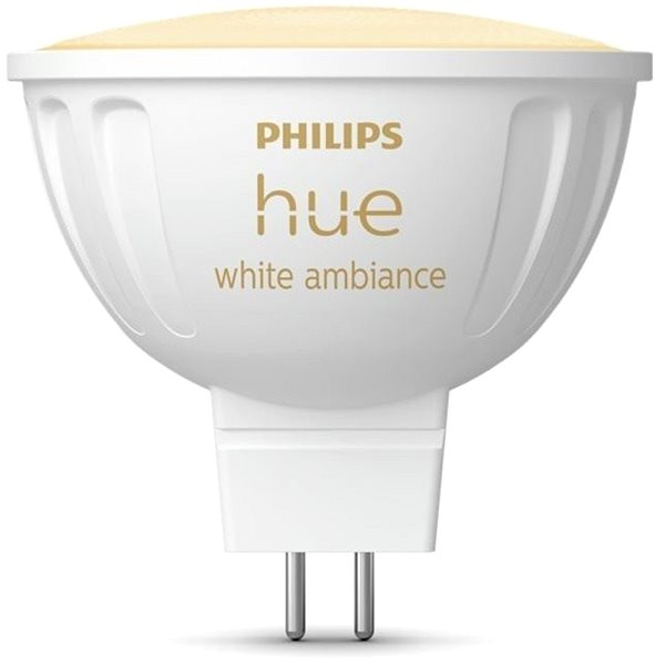 LED-Birne Philips Hue White Ambiance 5.1W MR16 2P EU ...