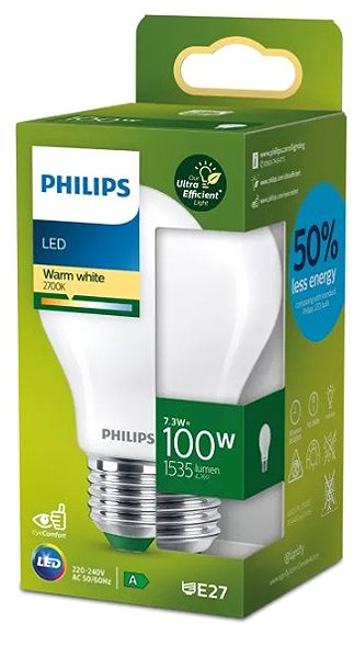 LED-Birne Philips LED 100WA60 E27 2700K FR UE SRT4 ...