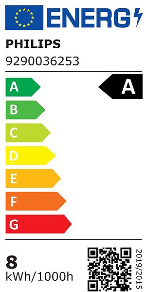 LED-Birne Philips LED 100WA60 E27 2700K FR UE SRT4 Energielabel