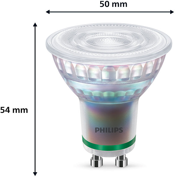 LED-Birne Philips LED 50W GU10 WH 36D DIM UE SRT4 ...