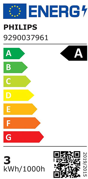 LED Bulb Philips 50W GU10 WW 36D DIM UE SRT4 Energy label