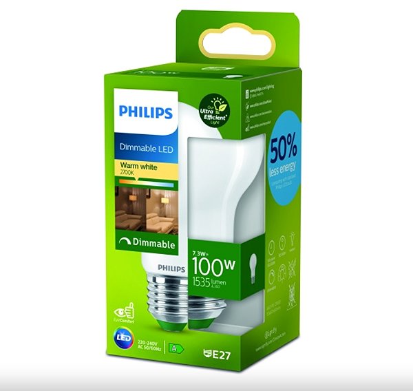 LED Bulb Philips 100W A60 E27 2700K FR UE D SRT4 ...