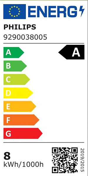 LED Bulb Philips 100W A60 E27 2700K FR UE D SRT4 Energy label