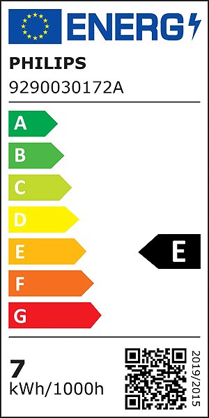 LED-Birne Philips Smart LED WFB 60 W A60 E27 Energielabel