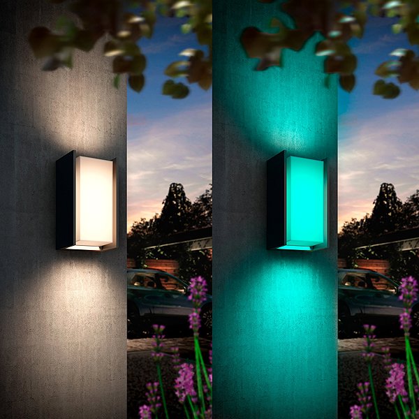 Gartenbeleuchtung Philips Hue Turaco wall lantern WCA ...