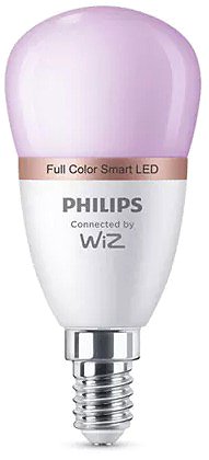 LED-Birne Philips Smart LED WFB 40 W P45 E14 922-65 RGB 1PF/6 ...