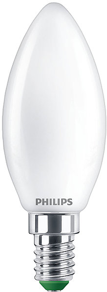 LED izzó Philips LED CLA 40W B35 E14 WW FR ND UE ...