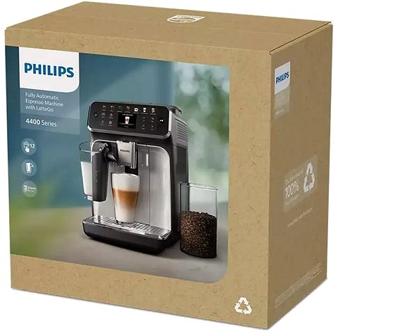 Automatický kávovar Philips Series 4400 LatteGo EP4441/50 ...