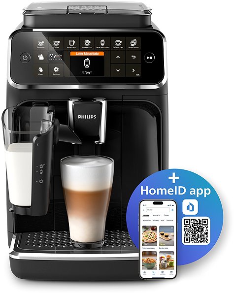 Automatic Coffee Machine Philips Series 4300 LatteGo EP4341/51 ...