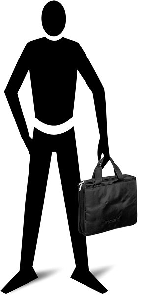 Laptop Bag Picard Laptop Bag, Black 15“ Lifestyle