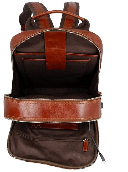 Laptop Backpack Picard BUDDY Backpack, Cognac 13“ Features/technology