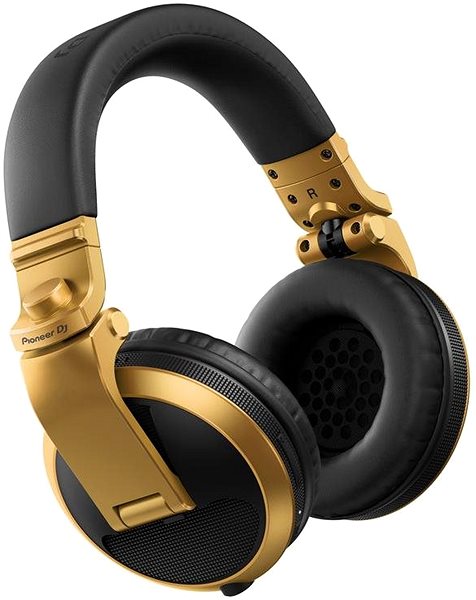 Wireless Headphones Pioneer DJ HDJ-X5BT-N, Gold Lateral view