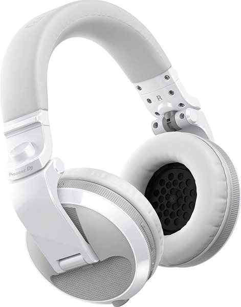 Bezdrôtové slúchadlá Pioneer DJ HDJ-X5BT-W biele Bočný pohľad