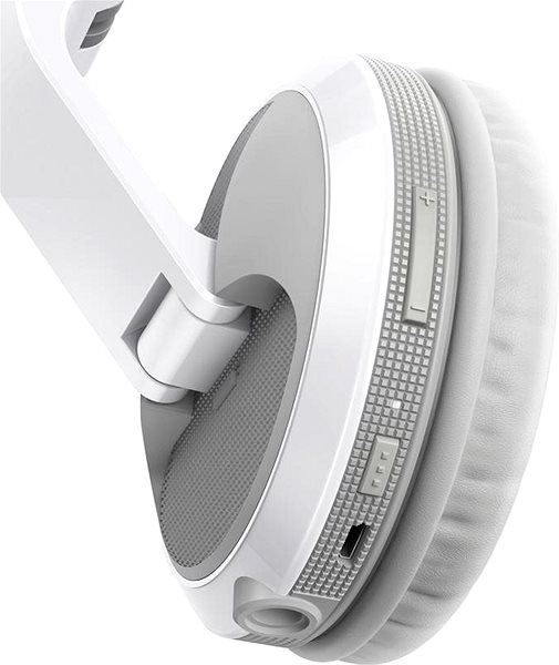 Wireless Headphones Pioneer DJ HDJ-X5BT-W, White Connectivity (ports)