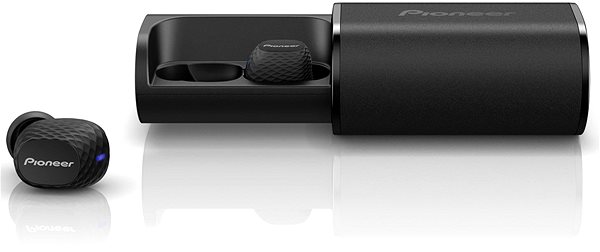 Wireless Headphones Pioneer SE-C8TW Black Lateral view