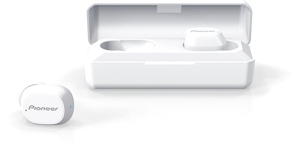 Wireless Headphones Pioneer SE-C5TW-White Lateral view