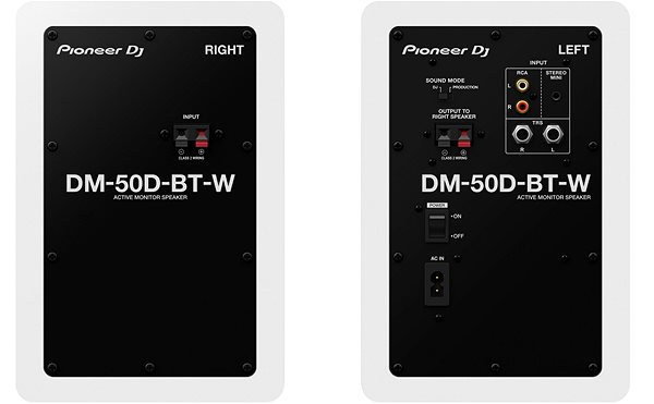 Reproduktory Pioneer DJ DM-50D-BT-W biele ...