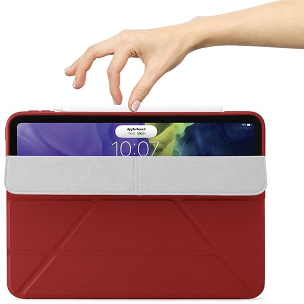 Tablet tok Pipetto Origami Case Apple iPad Pro 11“ (2020) készülékre - piros Lifestyle