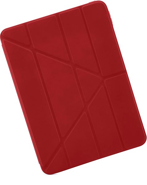 Puzdro na tablet Pipetto Origami TPU puzdro pre Apple iPad Pro 11“ (2021/2020/2018) – červené Lifestyle