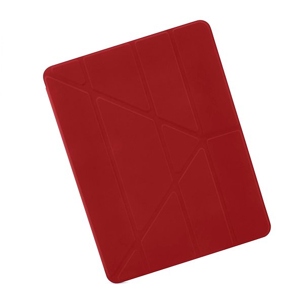 Puzdro na tablet Pipetto Origami TPU puzdro pre Apple iPad Pro 12,9“ (2021/2020/2018) – červené Lifestyle