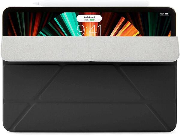 Tablet-Hülle Pipetto Origami Folio Hülle für Apple iPad Pro 12.9“ (2021/2020/2018) - schwarz Lifestyle