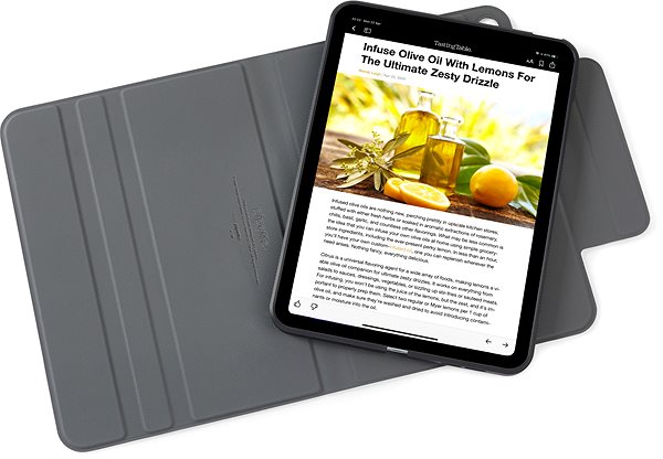Puzdro na tablet Pipetto Origami No5 Rotating Folio Case Black iPad Air 13 (2024) ...